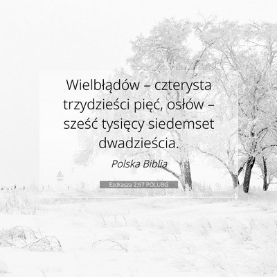 Ezdrasza 2:67 Werset Biblijny Wyjaśniony