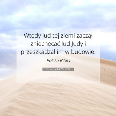 Ezdrasza 4:4 POLUBG Obraz Wersetu Biblijnego