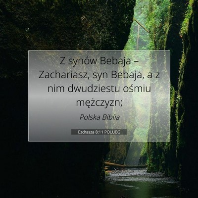 Ezdrasza 8:11 POLUBG Obraz Wersetu Biblijnego