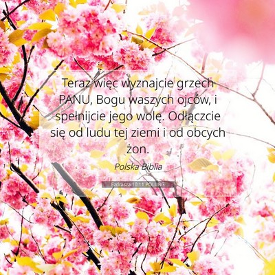 Ezdrasza 10:11 Werset Biblijny Wyjaśniony