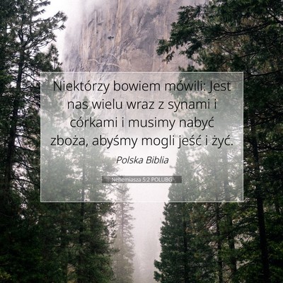 Nehemiasza 5:2 POLUBG Obraz Wersetu Biblijnego