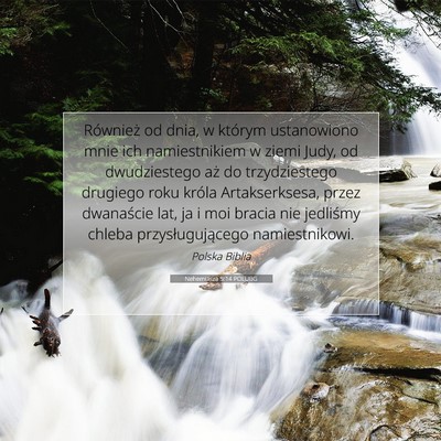 Nehemiasza 5:14 POLUBG Obraz Wersetu Biblijnego