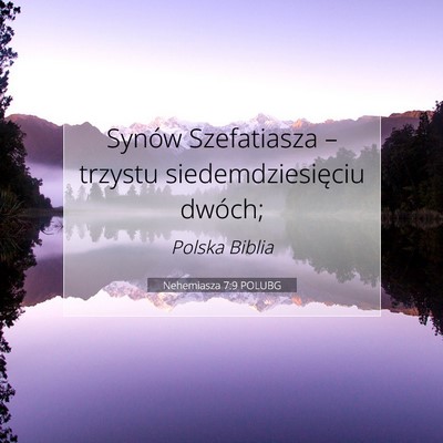 Nehemiasza 7:9 POLUBG Obraz Wersetu Biblijnego