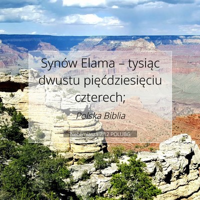 Nehemiasza 7:12 POLUBG Obraz Wersetu Biblijnego