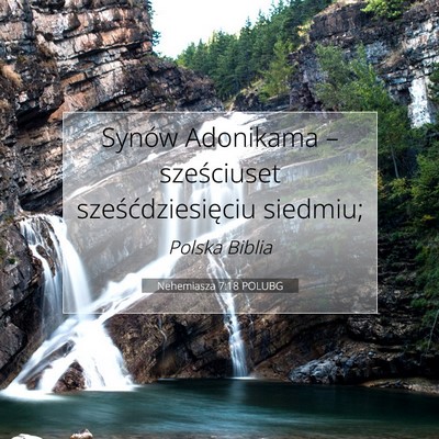 Nehemiasza 7:18 POLUBG Obraz Wersetu Biblijnego