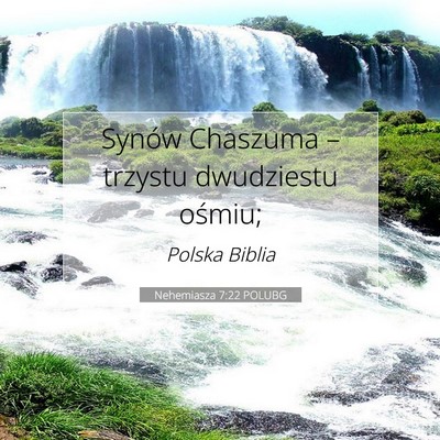 Nehemiasza 7:22 POLUBG Obraz Wersetu Biblijnego