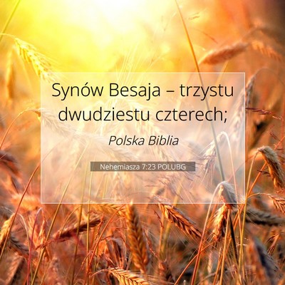 Nehemiasza 7:23 POLUBG Obraz Wersetu Biblijnego