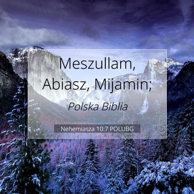 Nehemiasza 10:7 POLUBG Obraz Wersetu Biblijnego