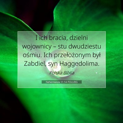 Nehemiasza 11:14 Werset Biblijny Wyjaśniony