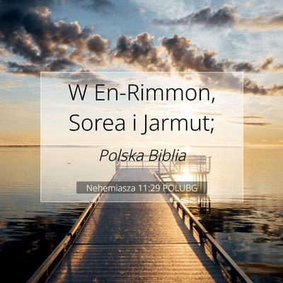 Nehemiasza 11:29 POLUBG Obraz Wersetu Biblijnego