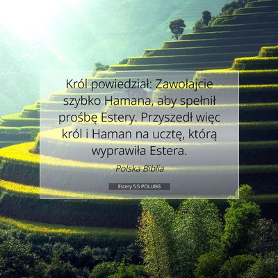 Estery 5:5 Werset Biblijny Wyjaśniony