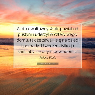 Hioba 1:19 POLUBG Obraz Wersetu Biblijnego