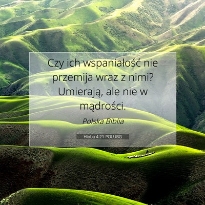 Hioba 4:21 POLUBG Obraz Wersetu Biblijnego