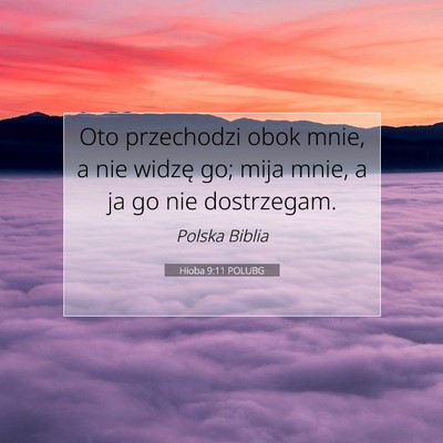 Hioba 9:11 POLUBG Obraz Wersetu Biblijnego