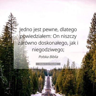Hioba 9:22 POLUBG Obraz Wersetu Biblijnego