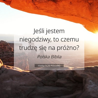 Hioba 9:29 POLUBG Obraz Wersetu Biblijnego
