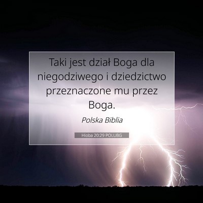 Hioba 20:29 POLUBG Obraz Wersetu Biblijnego