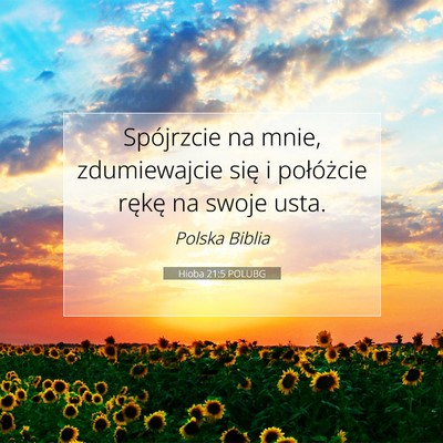 Hioba 21:5 POLUBG Obraz Wersetu Biblijnego