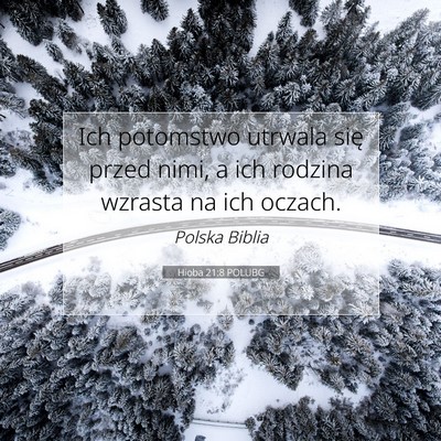 Hioba 21:8 POLUBG Obraz Wersetu Biblijnego