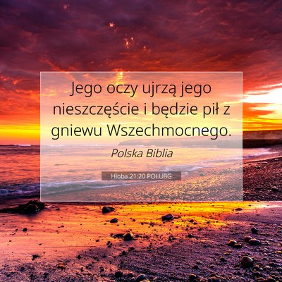 Hioba 21:20 POLUBG Obraz Wersetu Biblijnego