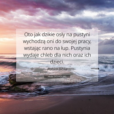 Hioba 24:5 POLUBG Obraz Wersetu Biblijnego