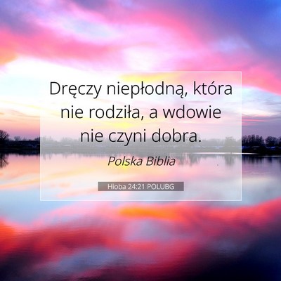 Hioba 24:21 POLUBG Obraz Wersetu Biblijnego