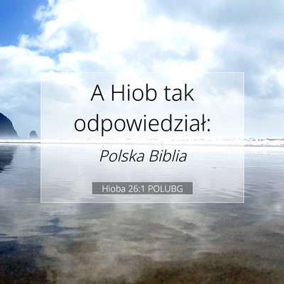 Hioba 26:1 POLUBG Obraz Wersetu Biblijnego