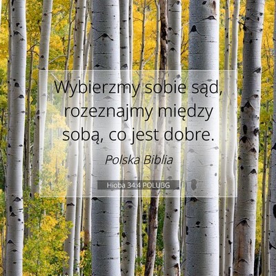Hioba 34:4 POLUBG Obraz Wersetu Biblijnego