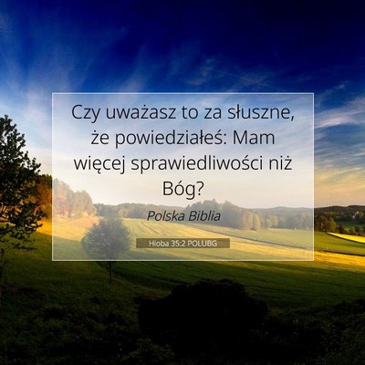 Hioba 35:2 POLUBG Obraz Wersetu Biblijnego