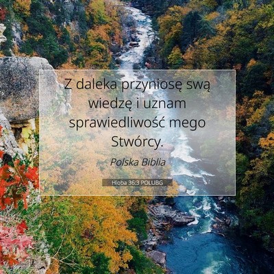 Hioba 36:3 POLUBG Obraz Wersetu Biblijnego