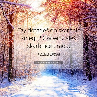 Hioba 38:22 POLUBG Obraz Wersetu Biblijnego