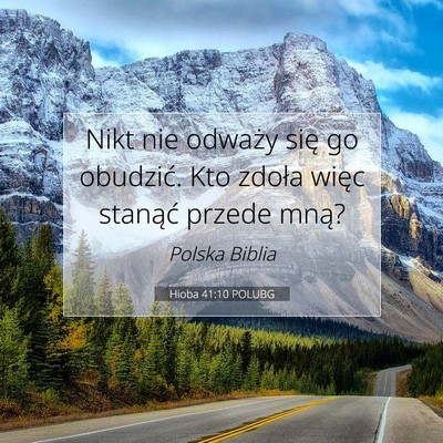 Hioba 41:10 Werset Biblijny Wyjaśniony