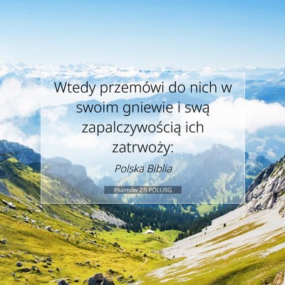 Psalmów 2:5 POLUBG Obraz Wersetu Biblijnego