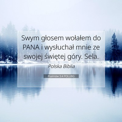 Psalmów 3:4 POLUBG Obraz Wersetu Biblijnego