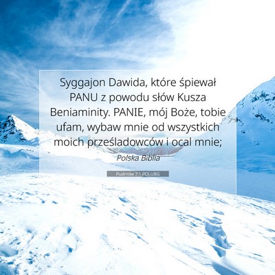 Psalmów 7:1 POLUBG Obraz Wersetu Biblijnego