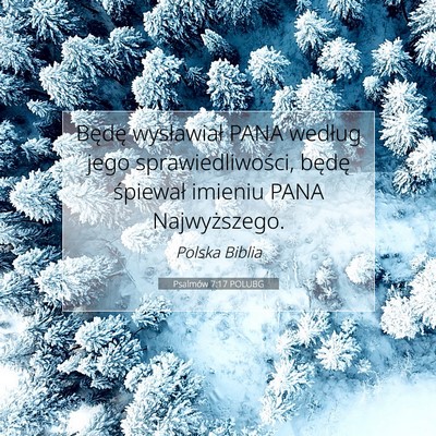 Psalmów 7:17 POLUBG Obraz Wersetu Biblijnego