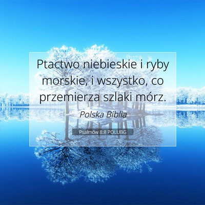 Psalmów 8:8 POLUBG Obraz Wersetu Biblijnego