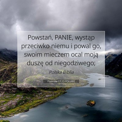 Psalmów 17:13 POLUBG Obraz Wersetu Biblijnego