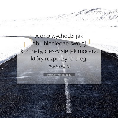Psalmów 19:5 POLUBG Obraz Wersetu Biblijnego