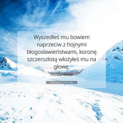 Psalmów 21:3 POLUBG Obraz Wersetu Biblijnego
