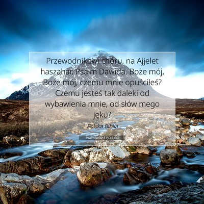Psalmów 22:1 POLUBG Obraz Wersetu Biblijnego