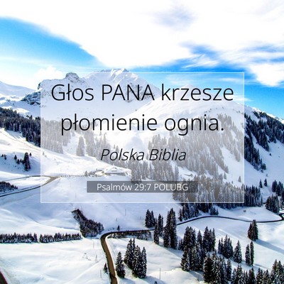 Psalmów 29:7 Werset Biblijny Wyjaśniony