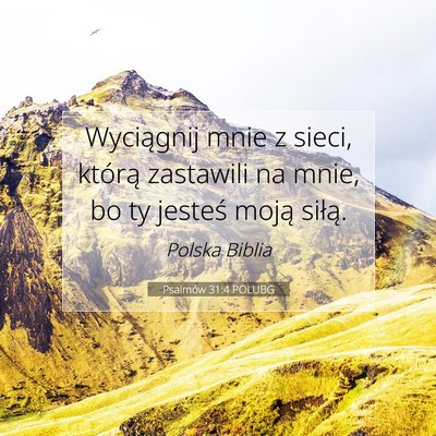Psalmów 31:4 POLUBG Obraz Wersetu Biblijnego