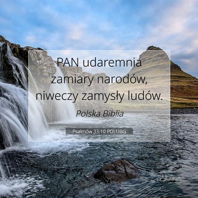Psalmów 33:10 POLUBG Obraz Wersetu Biblijnego