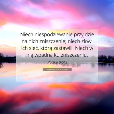 Psalmów 35:8 POLUBG Obraz Wersetu Biblijnego