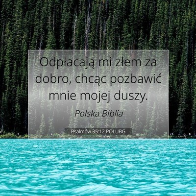 Psalmów 35:12 POLUBG Obraz Wersetu Biblijnego