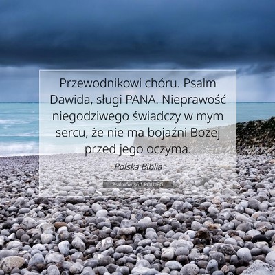 Psalmów 36:1 POLUBG Obraz Wersetu Biblijnego