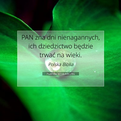 Psalmów 37:18 POLUBG Obraz Wersetu Biblijnego