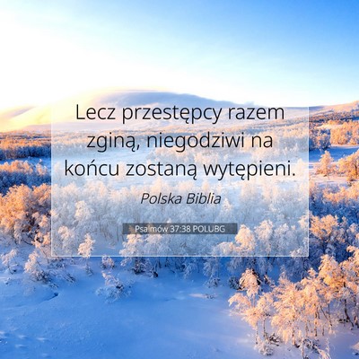Psalmów 37:38 Werset Biblijny Wyjaśniony