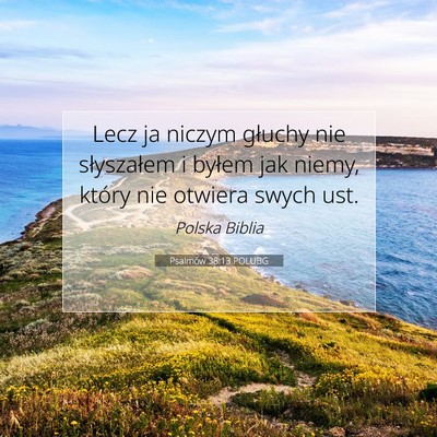 Psalmów 38:13 POLUBG Obraz Wersetu Biblijnego